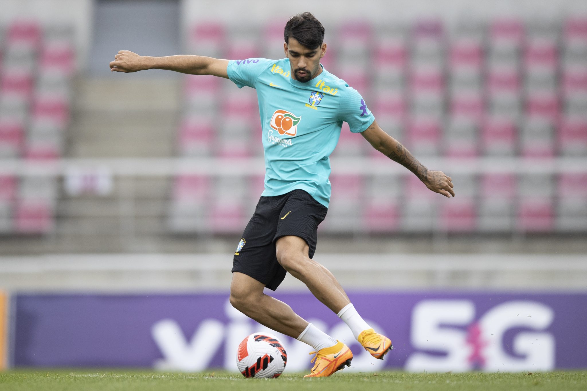 30-05 Treino da Seleção Brasileira em Seul. Lucas Paquetá. Lucas Figueiredo/CBF