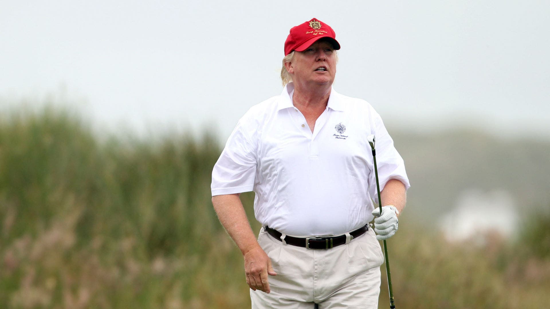 Trump jogando golf. Imagem: Flickr